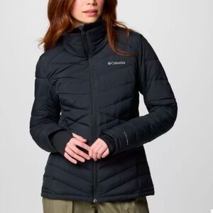 Black Columbia puffer jacket
